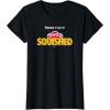 Play-Doh Squished Retro Classic Dough Logo T-Shirt(Black)