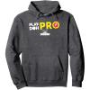 Play-Doh Squished Center Play-Doh Pro Bold Lightning Logo Pullover Hoodie(Dark Heather Grey)