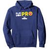 Play-Doh Squished Center Play-Doh Pro Bold Lightning Logo Pullover Hoodie(Navy Blue)