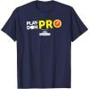 Play-Doh Squished Center Play-Doh Pro Bold Lightning Logo T-Shirt(Navy Blue)