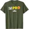 Play-Doh Squished Center Play-Doh Pro Bold Lightning Logo T-Shirt(Olive Green)