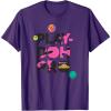 Play-Doh Squished Pro Center Bold Filled Logo T-Shirt(Purple)