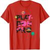 Play-Doh Squished Pro Center Bold Filled Logo T-Shirt(Red)