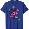 Play-Doh Squished Pro Center Bold Filled Logo T-Shirt(Royal Blue)