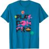 Play-Doh Squished Pro Center Bold Filled Logo T-Shirt(Sapphire Blue)