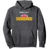 Play-Doh Squished Retro Classic Dough Logo Pullover Hoodie(Dark Heather Grey)