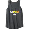 Play-Doh Squished Center Play-Doh Pro Bold Lightning Logo Tank Top(Dark Heather Grey)