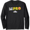 Play-Doh Squished Center Play-Doh Pro Bold Lightning Logo Long Sleeve T-Shirt(Black)