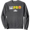 Play-Doh Squished Center Play-Doh Pro Bold Lightning Logo Sweatshirt(Dark Heather Grey)