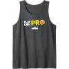 Play-Doh Squished Center Play-Doh Pro Bold Lightning Logo Tank Top(Dark Heather Grey)