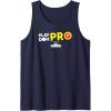 Play-Doh Squished Center Play-Doh Pro Bold Lightning Logo Tank Top(Navy Blue)