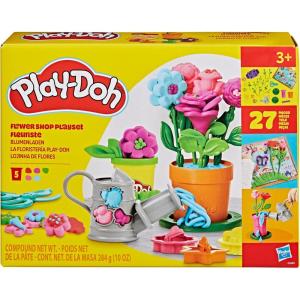 Play-Doh Flower Shop Playset, 27 Garden Toy Accessories, Kids Arts & Crafts, 3+ (Amazon Exclusive)